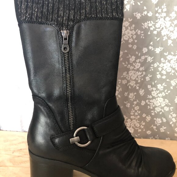 BARETRAPS BLACK AND BROWN HIGH HEELS,-#017 - Picture 5 of 13